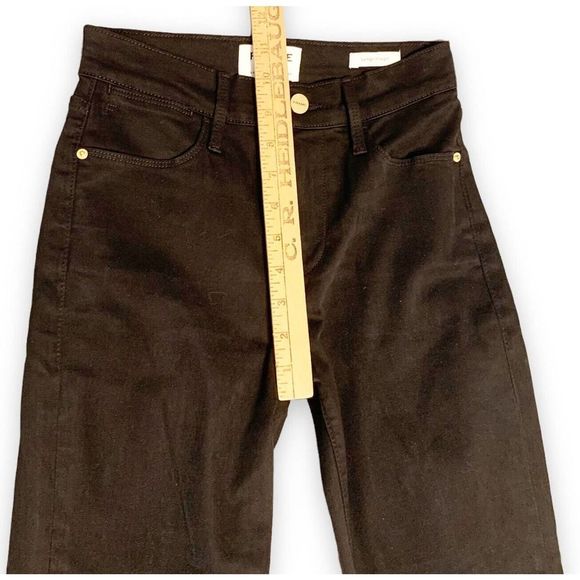 Mother Denim The Insider Crop Two Step Fray Not Guilty Black Jeans Women’s Sz 26 - Picture 7 of 12